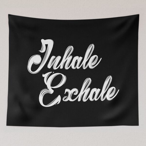 Item preview, Inhale Exhale (white) designed and sold by didijuca.