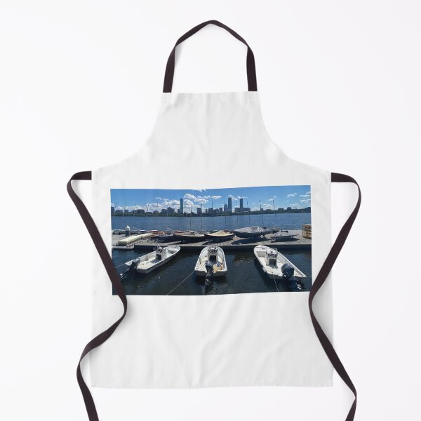 Item preview, Boats at Boston Harbor and Boston Skyline designed and sold by navitaelwell.