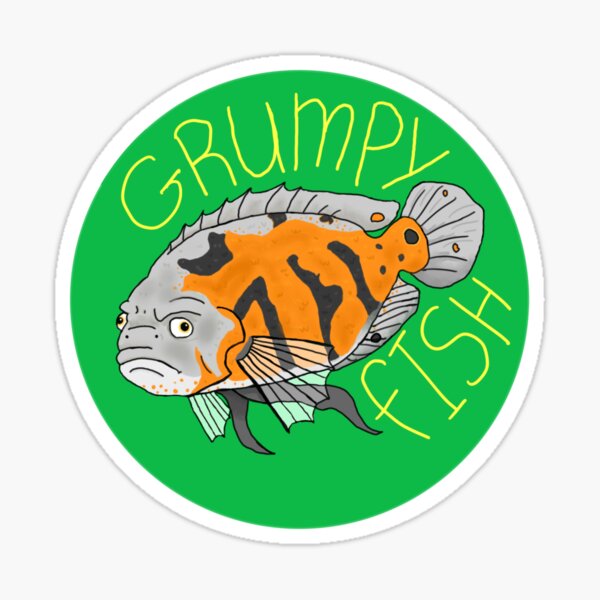 GSO Grumpy Fish Sticker