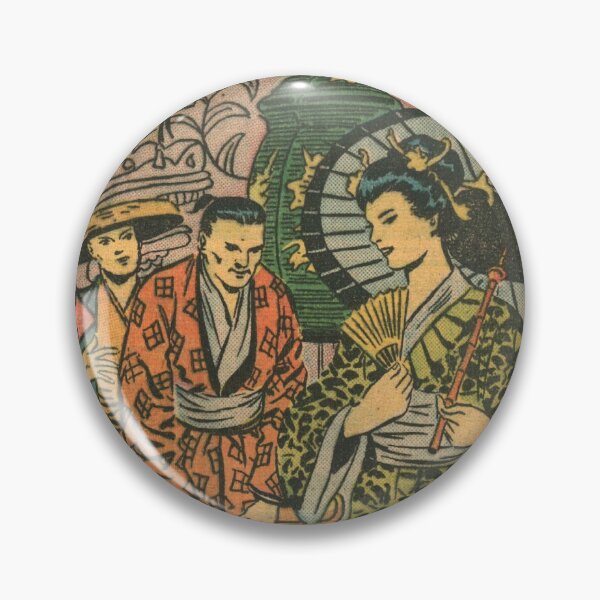 Item preview, Japanese Geisha - Vintage Retro Pop Art Anime Comic designed and sold by elevens.