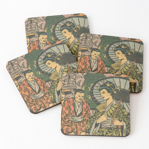 Item preview, Japanese Geisha - Vintage Retro Pop Art Anime Comic designed and sold by elevens.