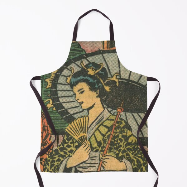 Item preview, Japanese Geisha - Vintage Retro Pop Art Anime Comic designed and sold by elevens.