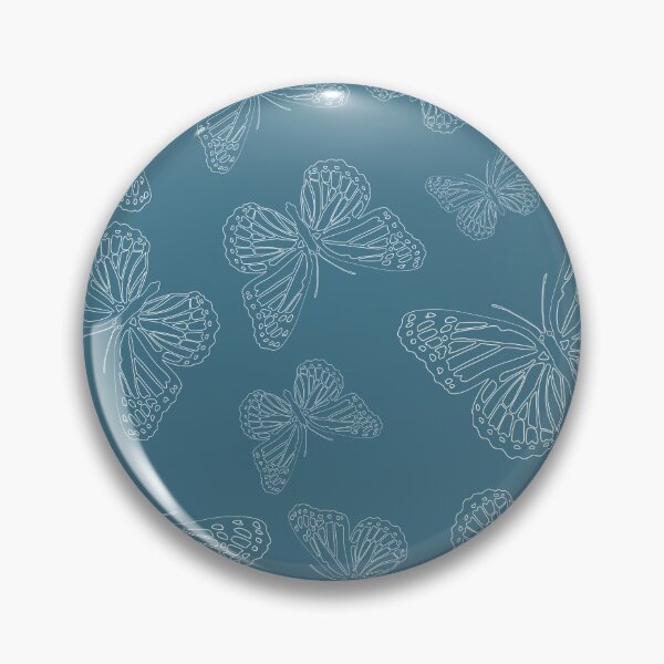 Item preview, Patrón de impresión de mariposas azules designed and sold by Aryeh Studio.