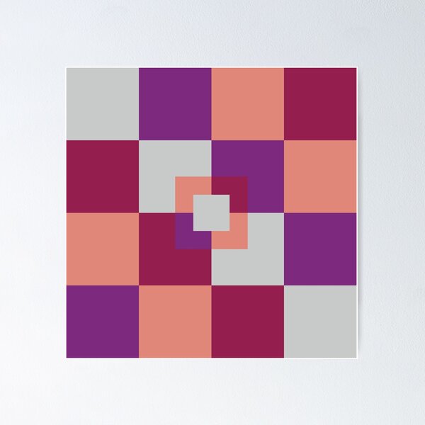 Item preview, Natural squares 4x4 - modern design - OKHG designed and sold by FirstIdea.