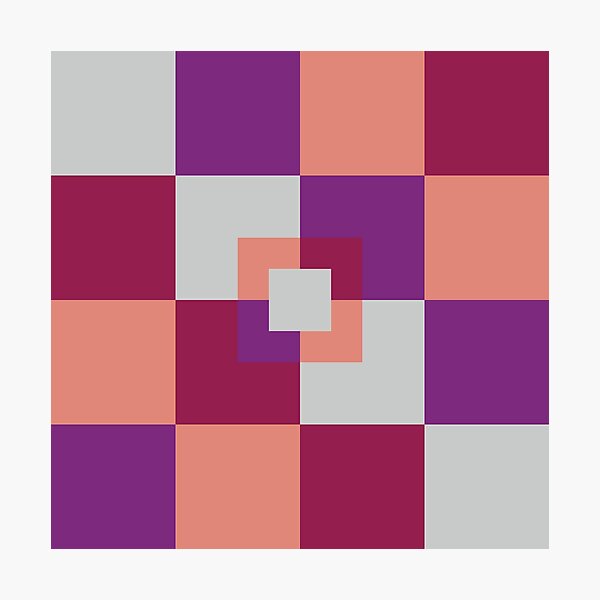 Item preview, Natural squares 4x4 - modern design - OKHG designed and sold by FirstIdea.