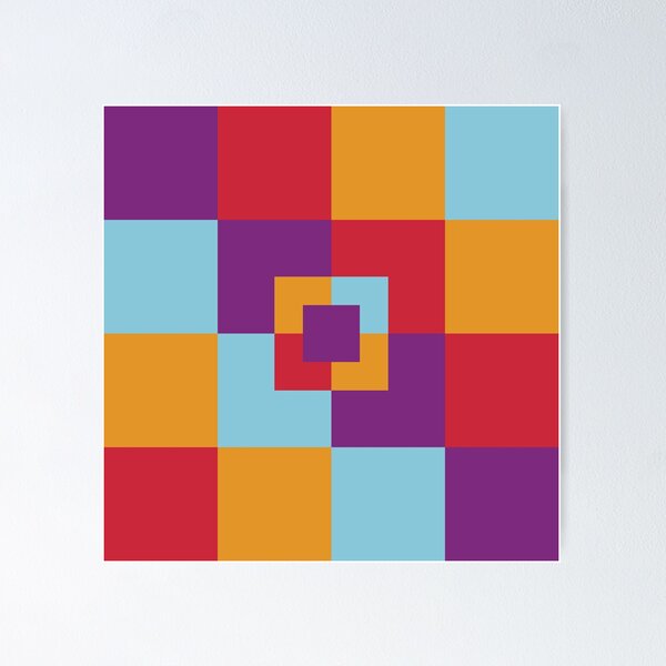 Item preview, Natural squares 4x4 - modern design - KDEC designed and sold by FirstIdea.