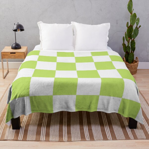 Item preview, Green and white chequered pattern designed and sold by Mariolangstieh.