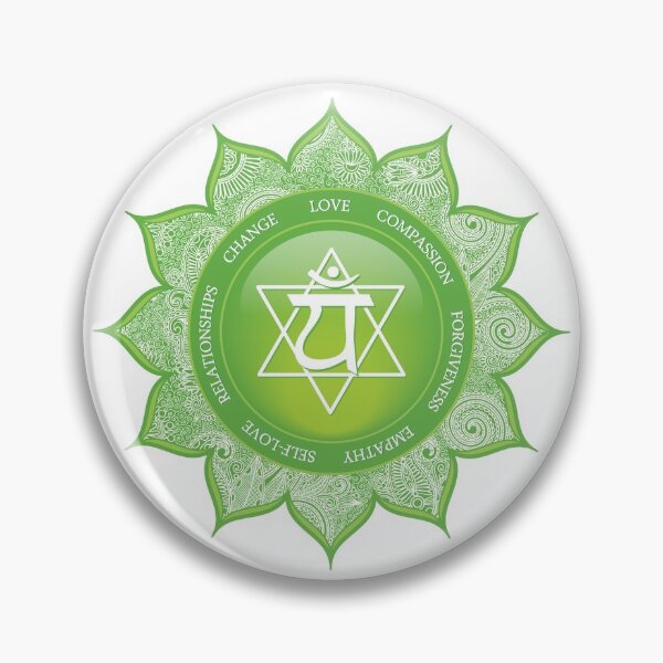 Item preview, Heart Chakra Mandala - 49 GWBG designed and sold by chakraplaza.