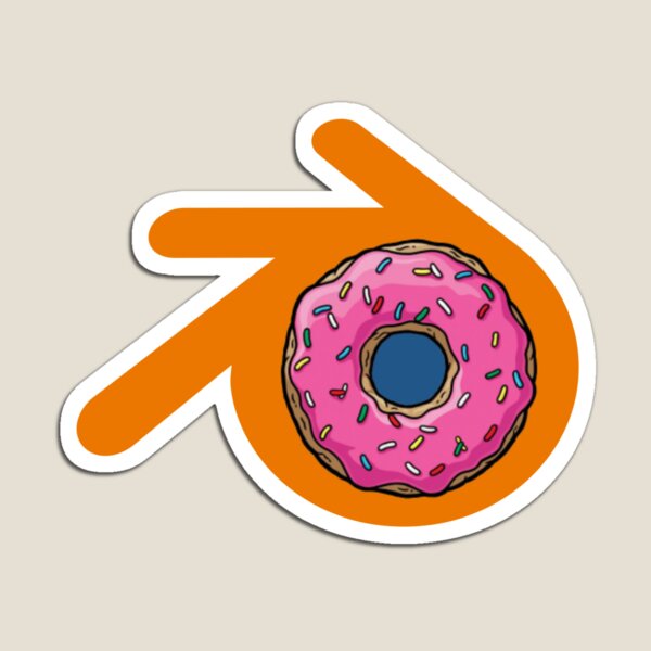 Item preview, Blender Donuts Logo Design designed and sold by Stargatory.