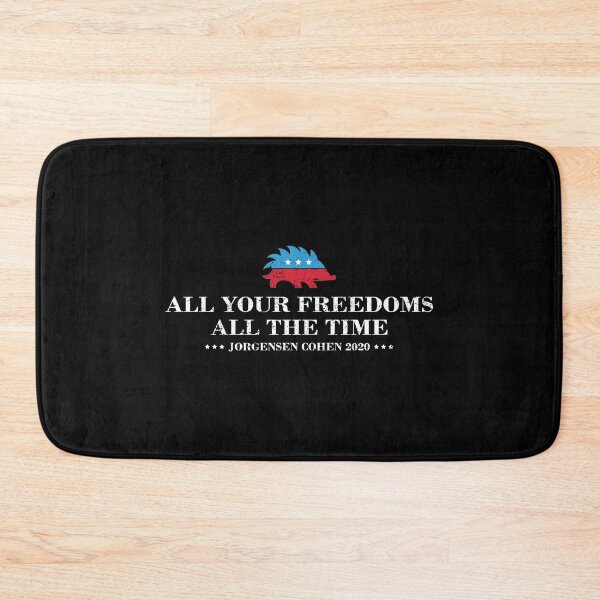 Item preview, All Your Freedoms Libertarian President Jorgensen Cohen 2020 graphic designed and sold by jakehughes2015.