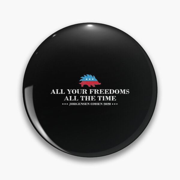 Item preview, All Your Freedoms Libertarian President Jorgensen Cohen 2020 graphic designed and sold by jakehughes2015.