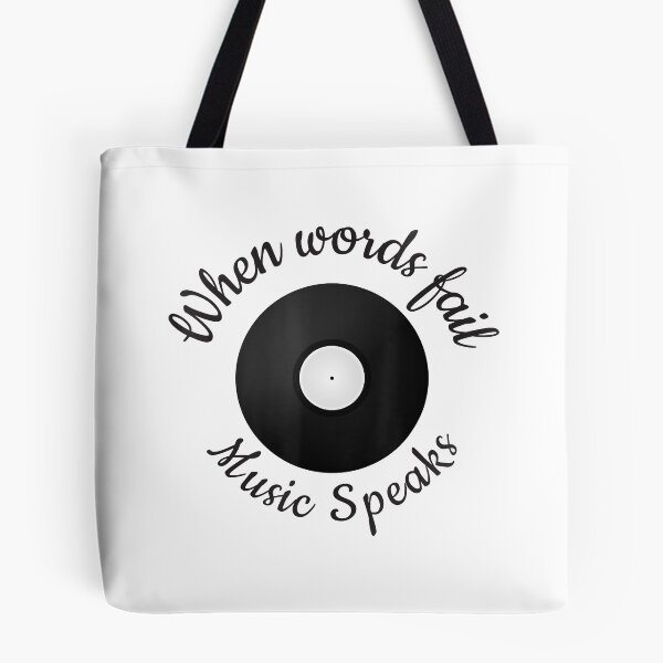 Item preview, When Words Fail Music Speaks designed and sold by KhanWill.