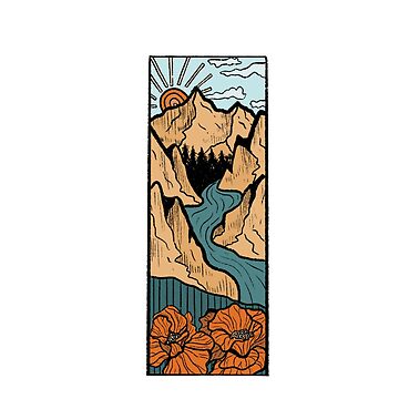 Artwork thumbnail, mountain landscape by skychandlerart