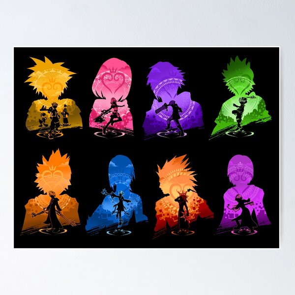 Artikel-Vorschau von Kingdom Hearts-Set, designt und verkauft von Hypertwenty Designs.