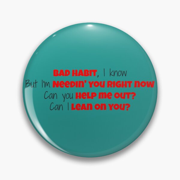 Item preview, bad habit word art designed and sold by bricecloke02.