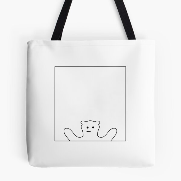 Item preview, Awkward Bear Head Outline designed and sold by Line Design.