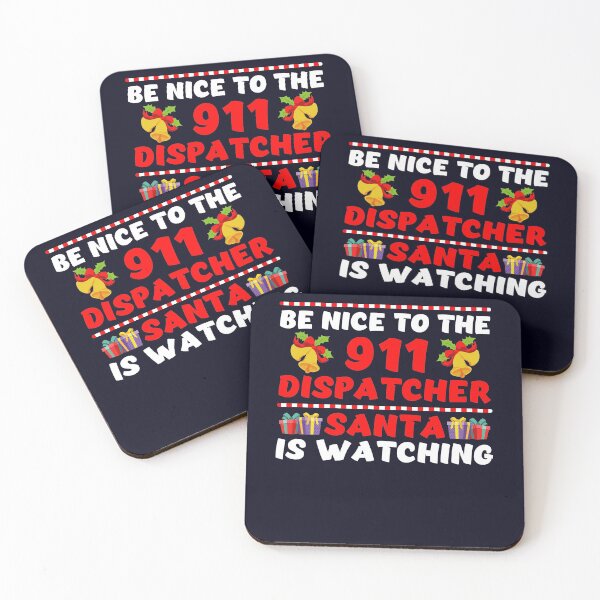 Item preview, Be nice to the 911 Dispatcher Santa is watching designed and sold by mmos.
