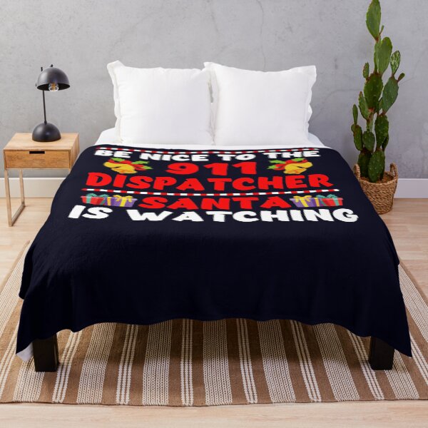 Item preview, Be nice to the 911 Dispatcher Santa is watching designed and sold by mmos.