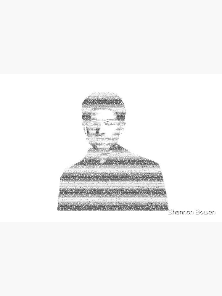 "Misha Collins Text Portrait" Poster for Sale by shutterbug1984 Redbubble