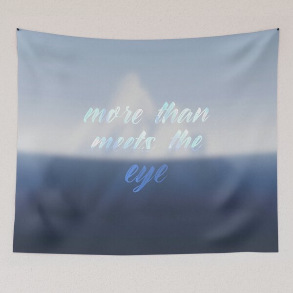 Item preview, More than Meets the Eye - Watercolor Cursive Text designed and sold by skykarrot.