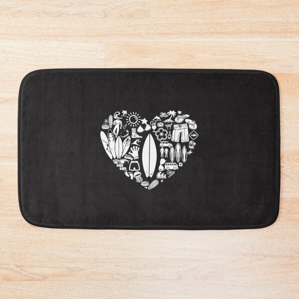 Item preview, Surfing Heart designed and sold by GeniusDesignArt.