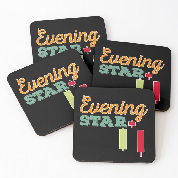 Item preview, Retro Forex Trading Pattern Evening Star designed and sold by PlusAdore.