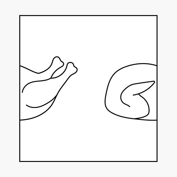 Item preview, Funny Turkey Outline designed and sold by Line Design.