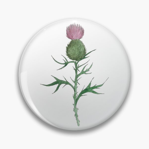 Item preview, Thistle Watercolor designed and sold by Danica Templeton.