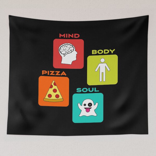 Item preview, Mind Body Soul Pizza designed and sold by Piztees.