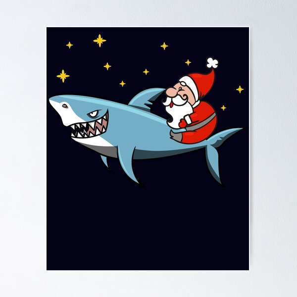 Item preview, Santa and Shark  designed and sold by mmos.