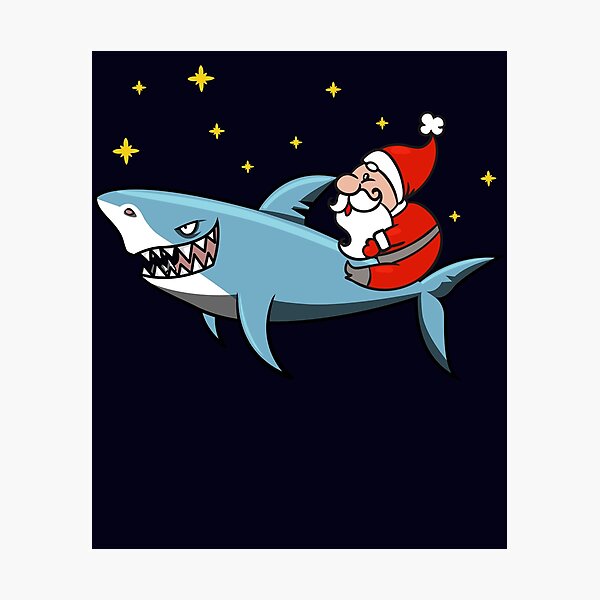 Item preview, Santa and Shark  designed and sold by mmos.