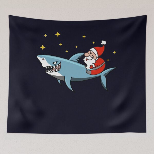 Item preview, Santa and Shark  designed and sold by mmos.