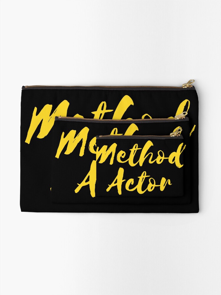 Thumbnail 2 of 4, Zipper Pouch, Method Actor designed and sold by TheatreMerch.