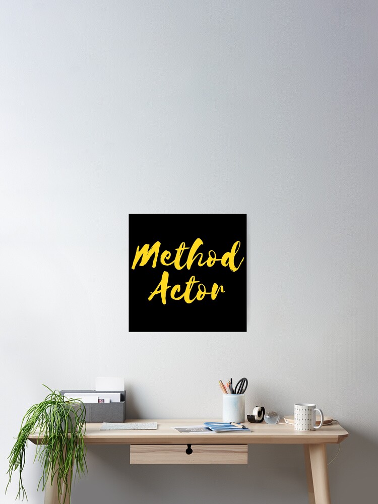 Thumbnail 2 of 3, Poster, Method Actor designed and sold by TheatreMerch.