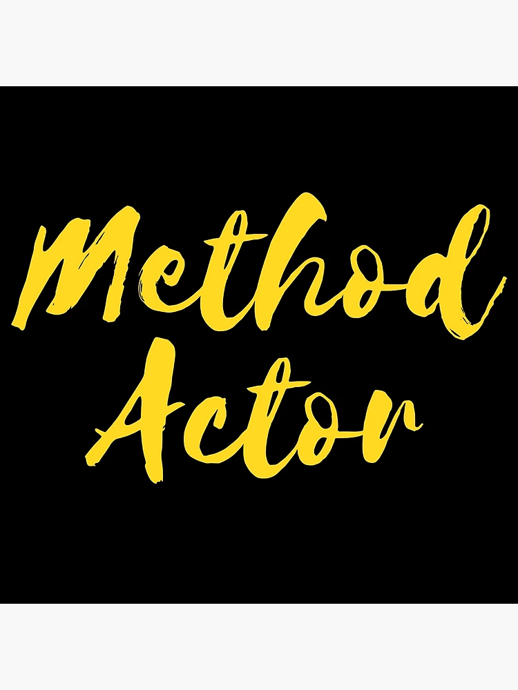 Thumbnail 3 of 3, Poster, Method Actor designed and sold by TheatreMerch.