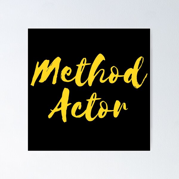 Item preview, Method Actor designed and sold by TheatreMerch.