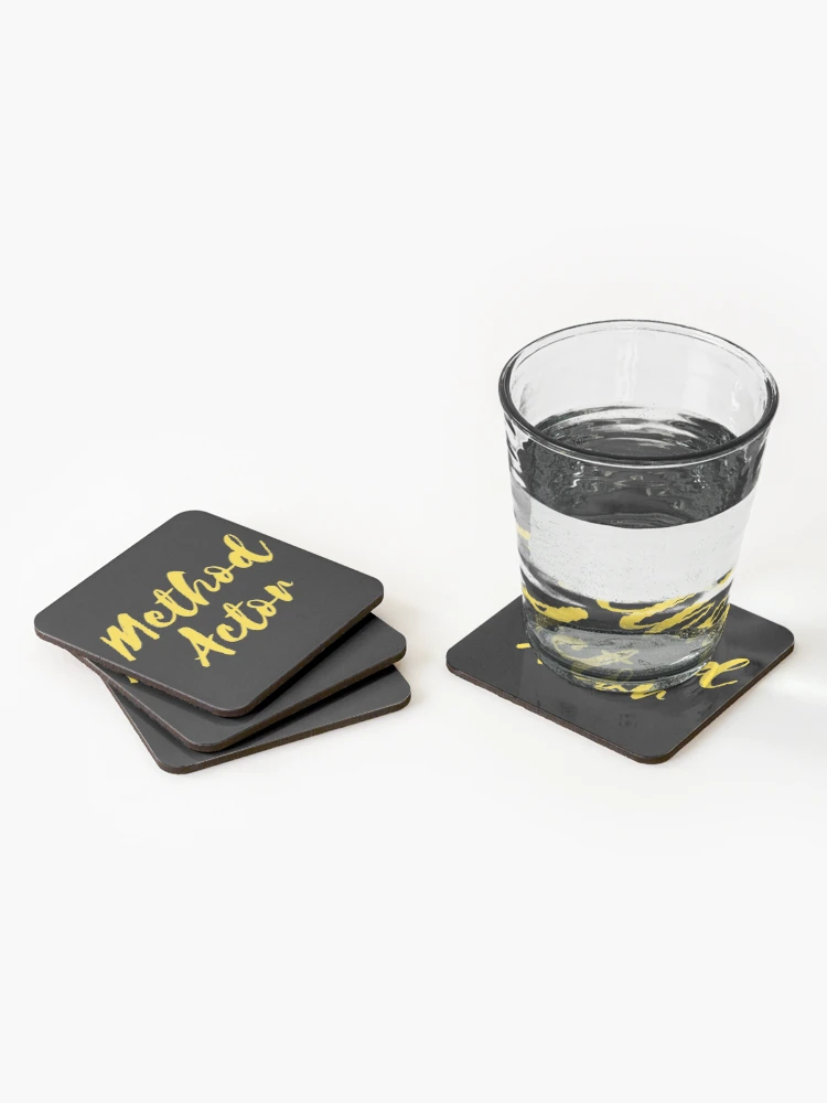 Thumbnail 2 of 5, Coasters (Set of 4), Method Actor designed and sold by TheatreMerch.