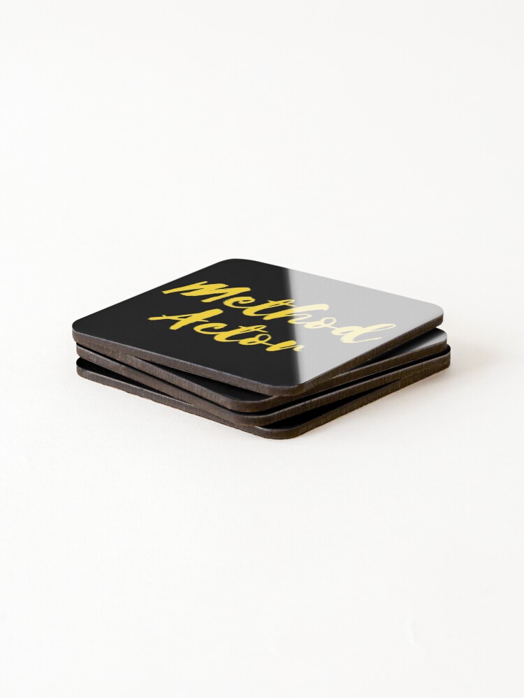 Thumbnail 4 of 5, Coasters (Set of 4), Method Actor designed and sold by TheatreMerch.