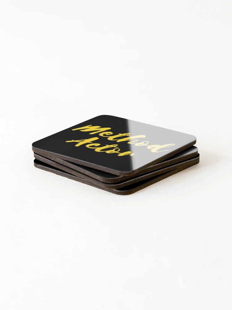 Thumbnail 4 of 5, Coasters (Set of 4), Method Actor designed and sold by TheatreMerch.