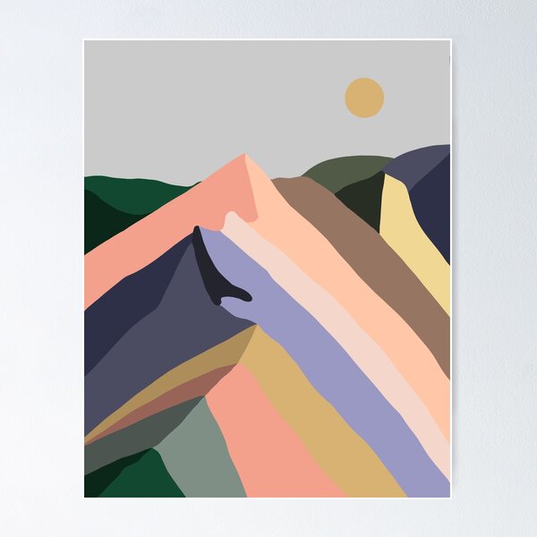 Item preview, Mountain Sunset designed and sold by AlchemyInGreen.