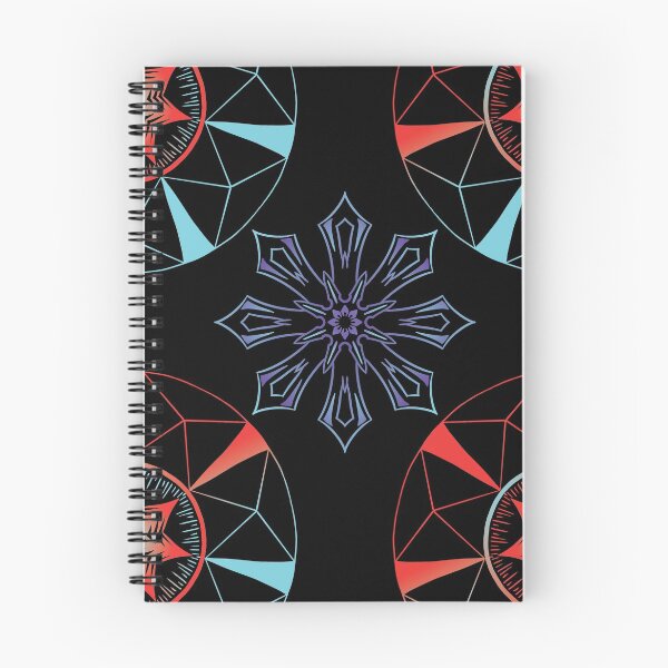 Item preview, Mandala Circular de Cristal Rojo y Azul designed and sold by SirCrim.