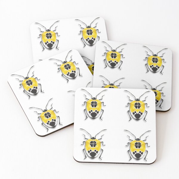 Item preview, yellow bug designed and sold by sofia-does-art.