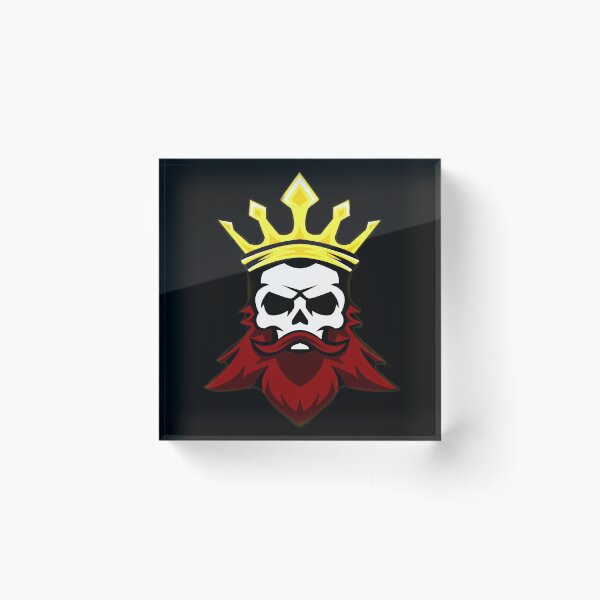 Item preview, Skull with Beard - Bearded Skull King designed and sold by Coder-T.