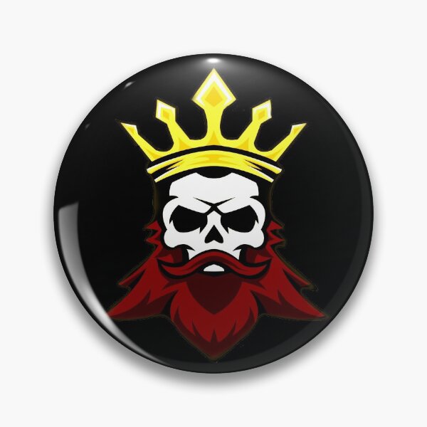 Item preview, Skull with Beard - Bearded Skull King designed and sold by Coder-T.