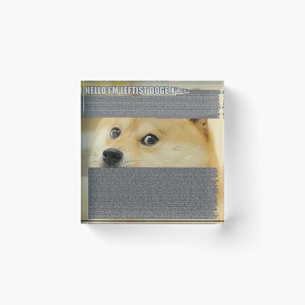 Item preview, Leftist Doge designed and sold by Merch-For-All.