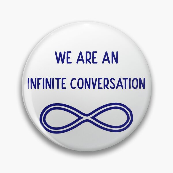Item preview, Blue infinite conversation designed and sold by Luccianos.