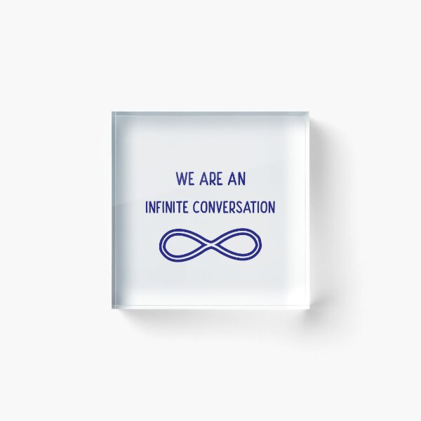 Item preview, Blue infinite conversation designed and sold by Luccianos.