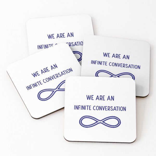 Item preview, Blue infinite conversation designed and sold by Luccianos.