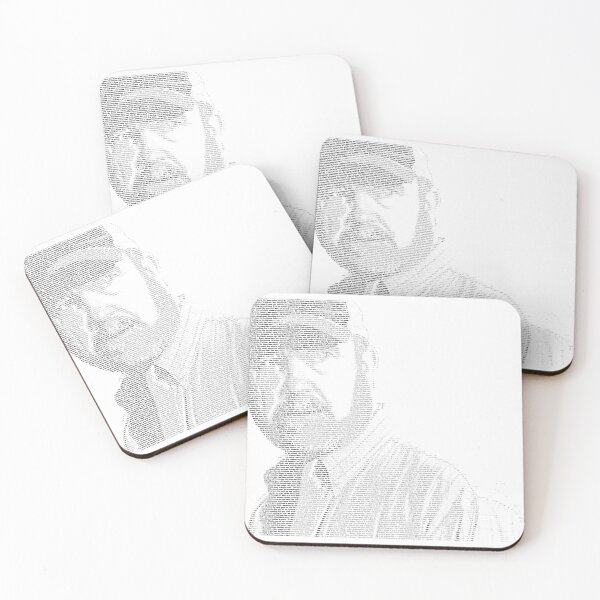 Item preview, Bobby Singer Text Portrait designed and sold by Shannon Bowen.