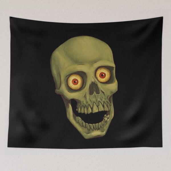 Item preview, Crazy-Eyed Skull  designed and sold by DeusDecoris.